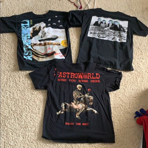 ASTROWORLD tour tees size L - Picture 2 of 5